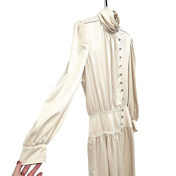 Nolan Miller Dynasty Collection for Neiman Marcus 80s Midi Dress Size 8 - Picture 5 of 12